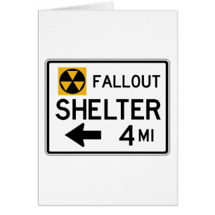 Fallout Shelter Street Sign
