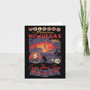 Fallout Welcome To Fabulous New Vegas Vintage Vide Card