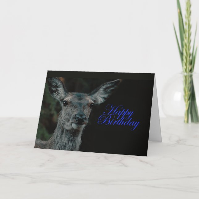 Fallow Deer Card (Front)
