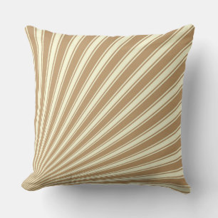 Fallow Funky Sun Rays Background Cushion