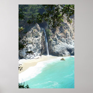 falls at Big Sur Poster