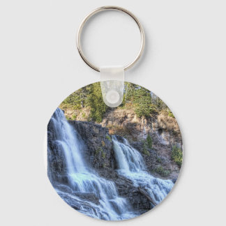 Falls at Gooseberry Key Ring