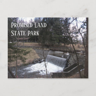 Falls at Promised Land State Park, Pennsylvania Postcard