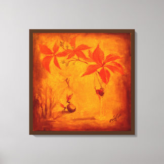 Fall's fairy canvas print