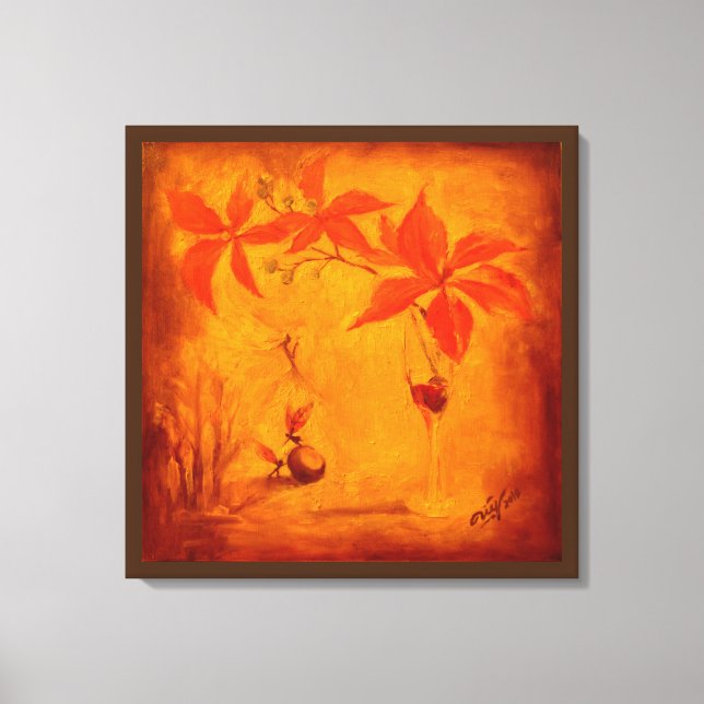 Fall's fairy canvas print (Front)