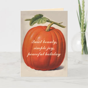 Fall's Harvest - Inspirtional Card