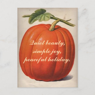 Fall's Harvest - Postcard