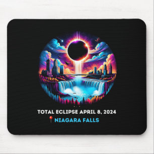 Falls New York Ny Total Solar Eclipse April 81 Mouse Pad