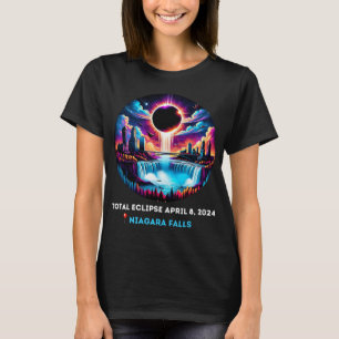 Falls New York Ny Total Solar Eclipse April 81  T-Shirt