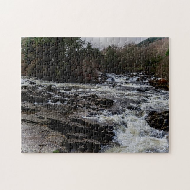 Falls of Dochart Killin Stirlingshire Scotland Jigsaw Puzzle (Horizontal)
