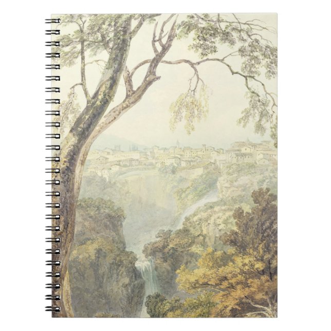 Falls of the Anio (w/c) Spiral Notebook (Front)