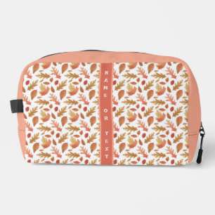 Falls to Nature Autumn Leaves Earthy Sweet Pastel Dopp Kit
