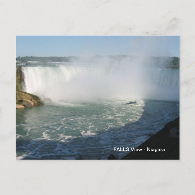 Falls View : Niagara USA Canada Postcard (Front)