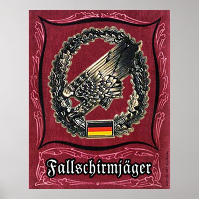 Fallschirmjaeger Poster (Front)