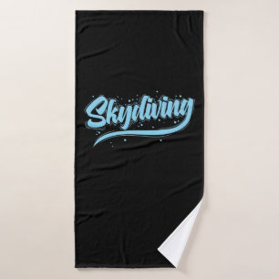 Fallschirmspringen freier Fall Skydiving Bath Towel