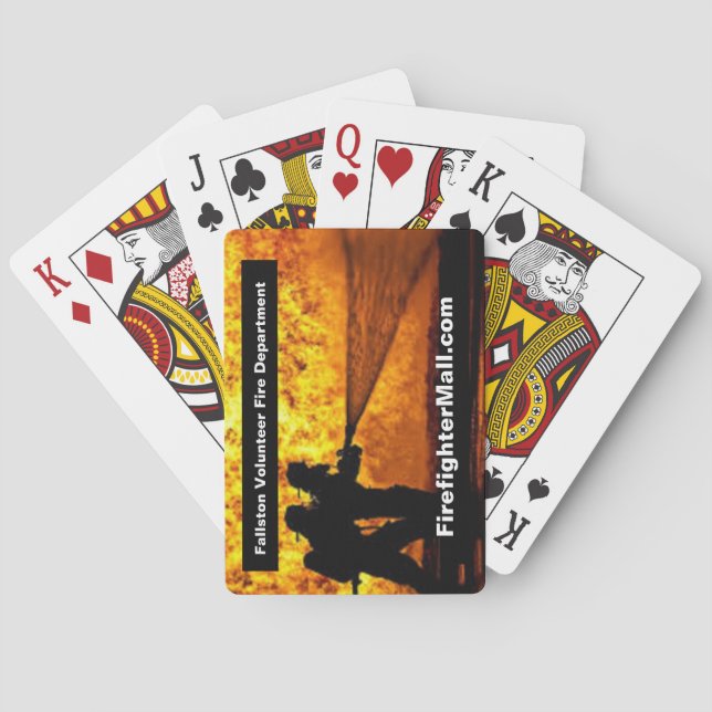 Fallston Volunteer Fire Department Playing Cards (Back)