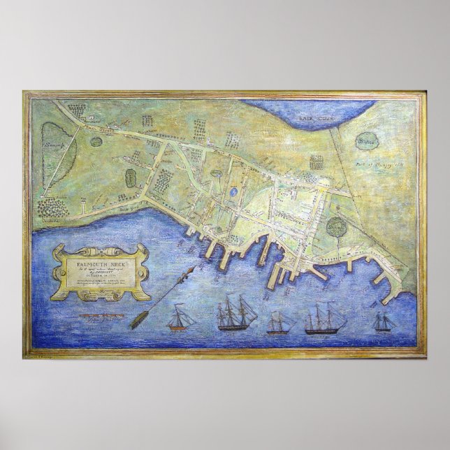 Falmouth 1775 poster (Front)