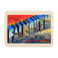 Falmouth Cape Cod Massachusetts Vintage Postcard