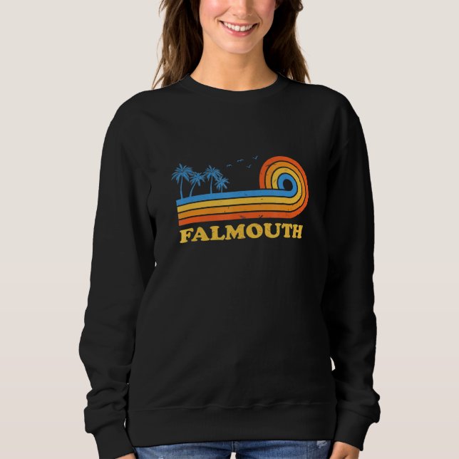 Falmouth Massachusetts Summer Ma Tropical Cape Cod Sweatshirt (Front)