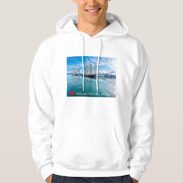 FALMOUTH TALL SHIPS FESTIVAL Cornwall Photo Hoodie (Front)