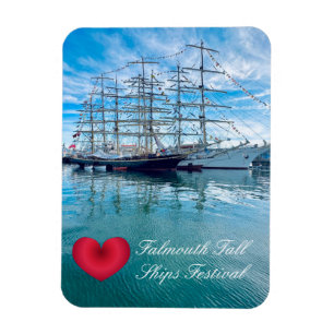 FALMOUTH TALL SHIPS FESTIVAL Cornwall Photo Magnet