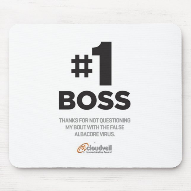 FALSE-ALBACORE-VIRUS mouse pad (Front)
