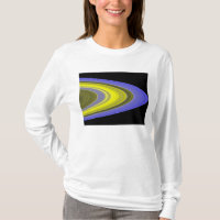 False-colour image of Saturn's rings