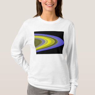 False-colour image of Saturn's rings T-Shirt