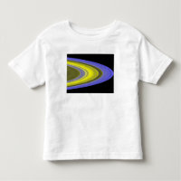 False-colour image of Saturn's rings