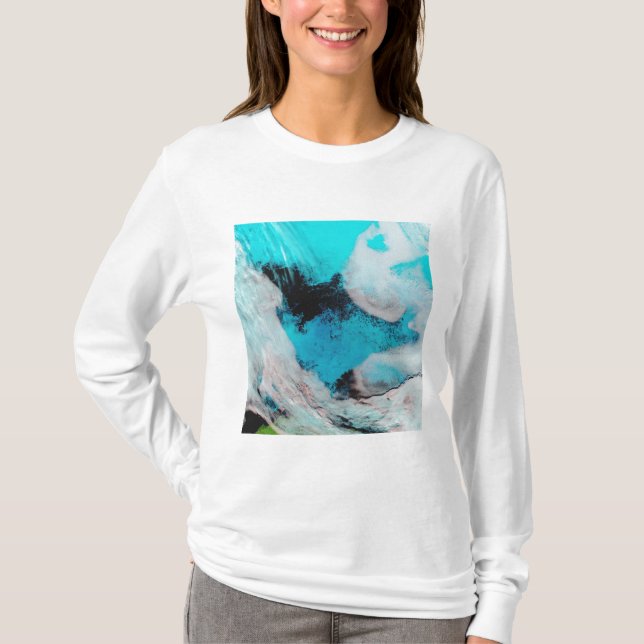False colour view of Polynya (open water) T-Shirt (Front)