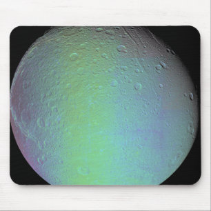 False colour view of Saturn's moon Dione Mouse Pad