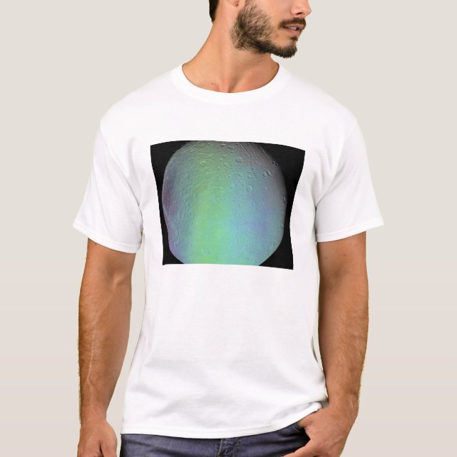 False colour view of Saturn's moon Dione T-Shirt (Front)