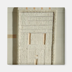 False door of Sheshi, c.2300-2200 BC (painted lime Magnet