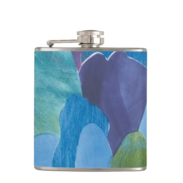False Indigo I Hip Flask (Front)