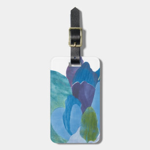 False Indigo I Luggage Tag
