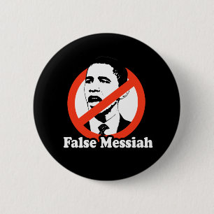 FALSE MESSIAH 6 CM ROUND BADGE