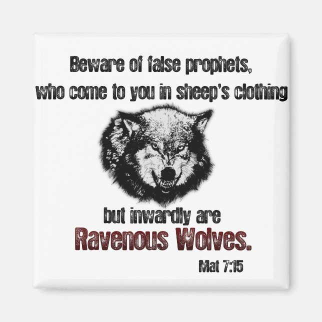 False Prophet/ Wolf Magnet (Front)