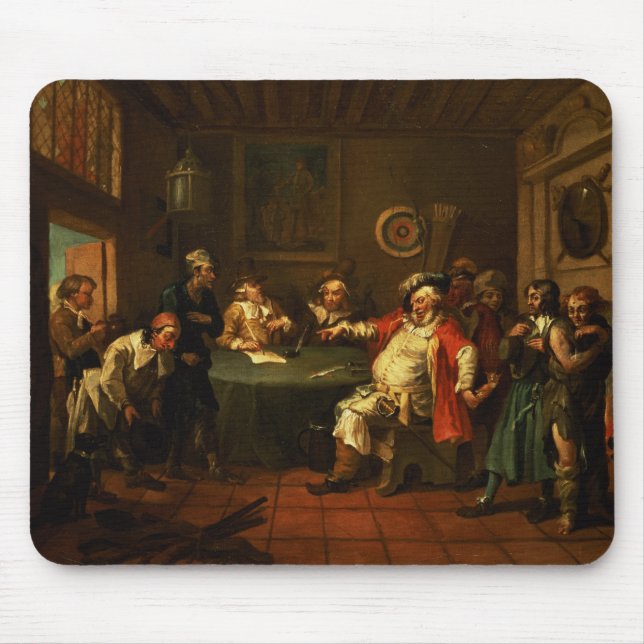 Falstaff Examining his Recruits from Henry IV Mouse Pad (Front)