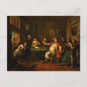 Falstaff Examining his Recruits from Henry IV Postcard