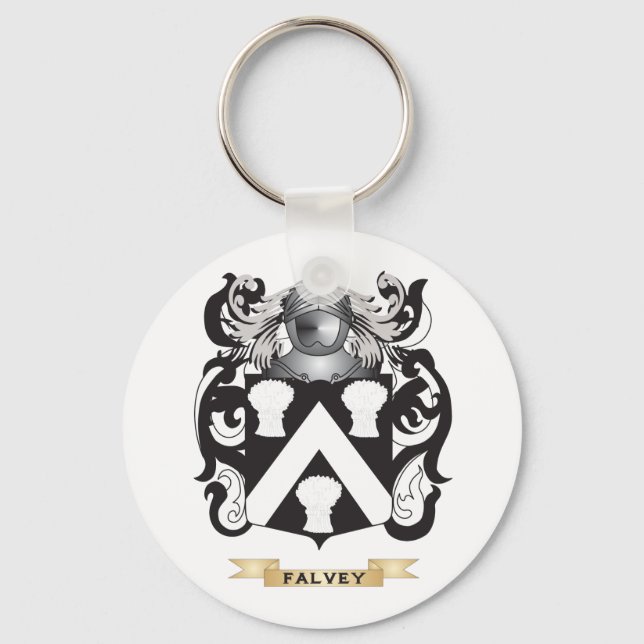 Falvey Coat of Arms Key Ring (Front)
