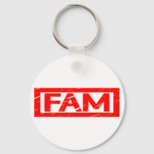 Fam Stamp Key Ring
