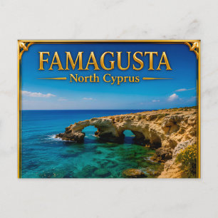 Famagusta North Cyprus Coastal Travel Memory Postcard
