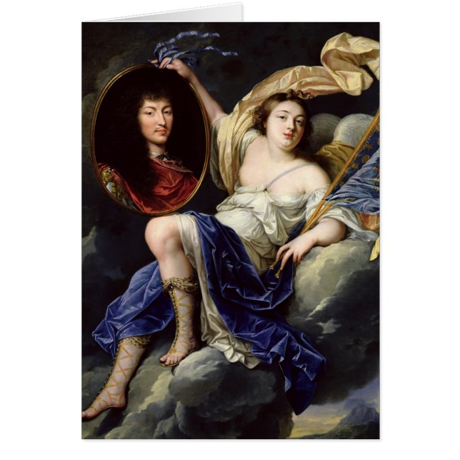 Fame Presenting a Portrait of Louis XIV (Front)