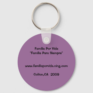 Familia Por Vida, keychain