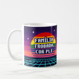 Família Trobada, Cor Ple Catalan Pride Pixel Mug