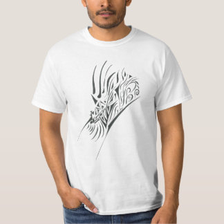 Familiar Black White Abstract Tribal Tattoo Art T-Shirt