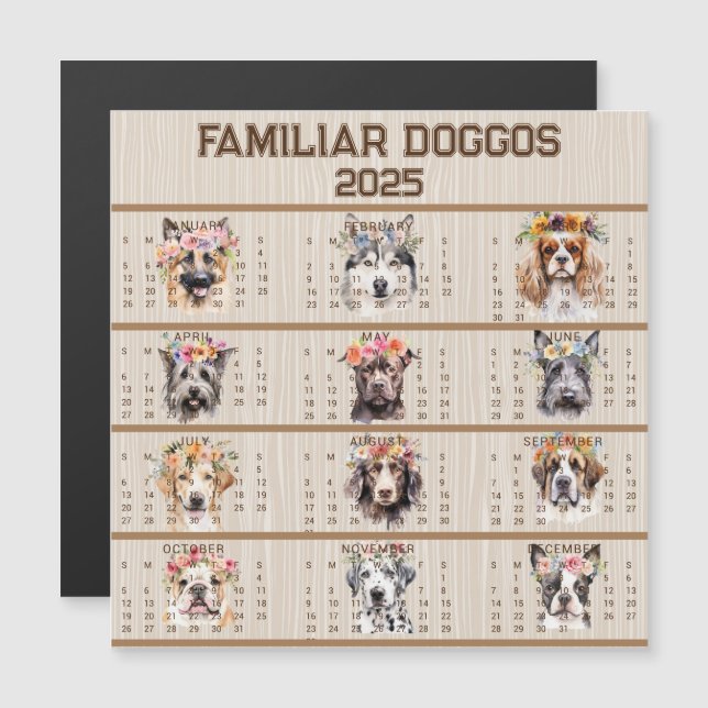 Familiar Doggos #2 2025 Magnetic Card (Front/Back)