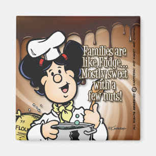 Families Are Like Fudge Magnet