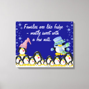 Families Wrapped Canvas
