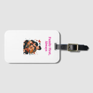 Familly First Luggage Tag